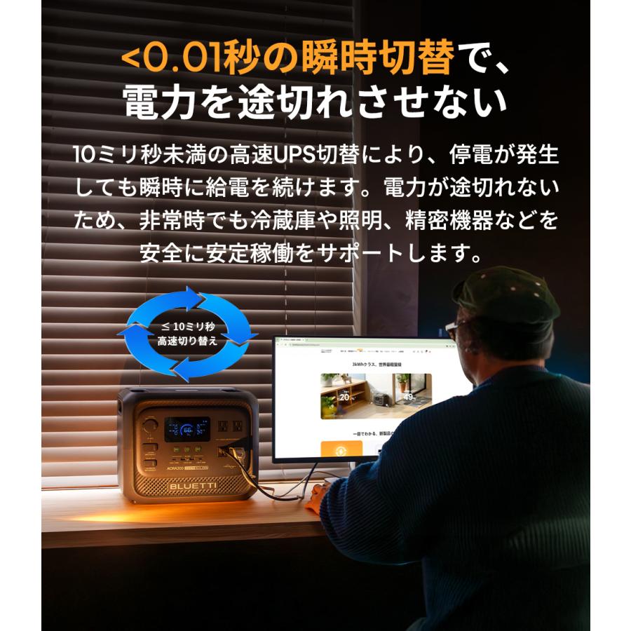 AORA 300のUPS機能